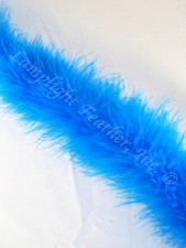 Turquoise Marabou Feather Boa   2 Yards 6 ft   15 Gram Weight