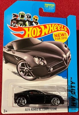 HOT WHEELS CITY ALFA ROMEO BC COMPETIZIONE BLACK 29/250. SEE COMBINED OFFERS!