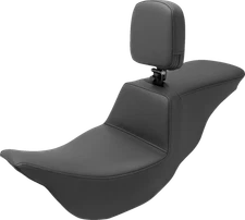 Saddlemen Tour Step Up Smooth Gel Seat & Backrest for 2008-2024 Harley Touring