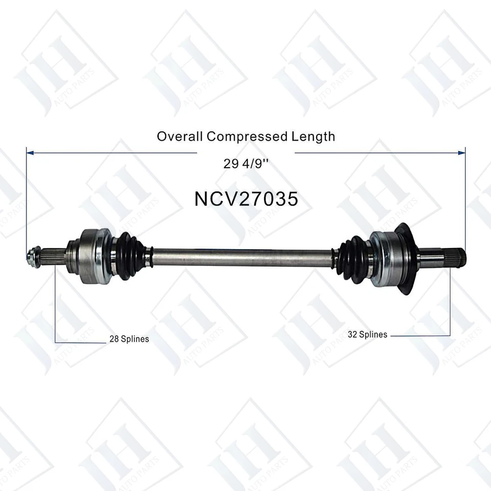 OE Rear Left Driver CV Axle Shaft For 2012-2015 BMW 335i M240i 440i 435i Manual - Изображение 2 из 4