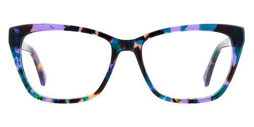 Kate Spade KSP 55mm Rectangle Violet Havana Eyeglasses