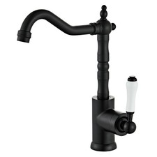 Kitchen Faucet Black Kitchen Sink Faucet Single Handle Single Hole Wet Bar Mixer