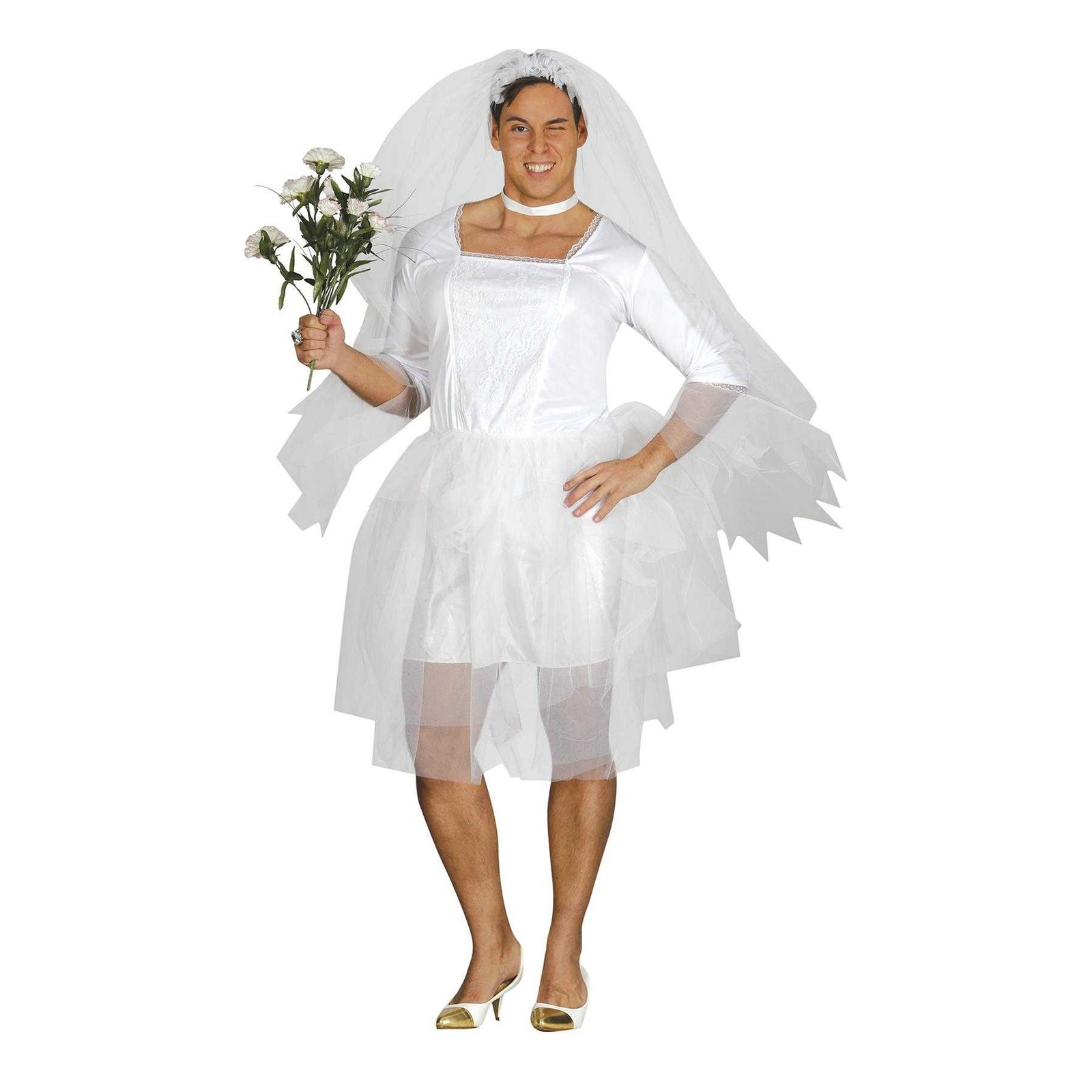 Fiestas Guirca Set de Disfraces Diseño Novia para Hombre (FG716)