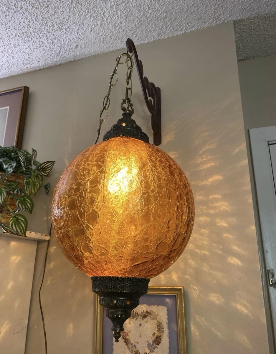 amber glass chandelier products for sale | eBay