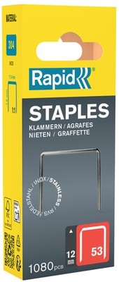 Rapid Feindrahtklammern Typ 53 12 mm 1.080 Stück