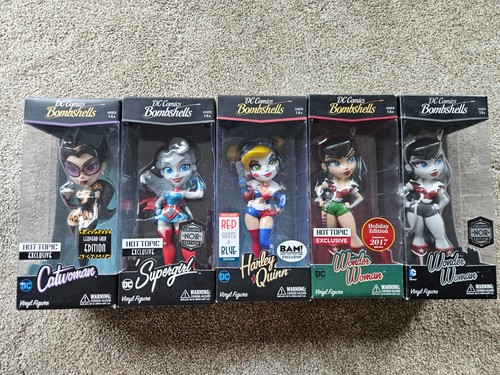Cryptozoic DC Bombshells Catwoman, Supergirl, Harley Quinn, Wonder Woman (x2)