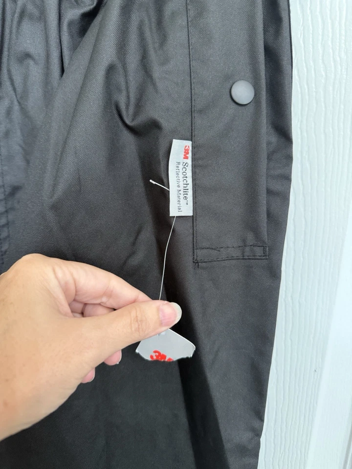 Reflective Apparel Factory VEA 700 BK Safety Rain Pants Medium 3M Scotchlite - Image 2 of 4