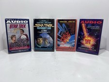 Lot Of 4 Star Trek Audiobooks On Cassette tape Simon  Schuster BRAND NEW SEALED