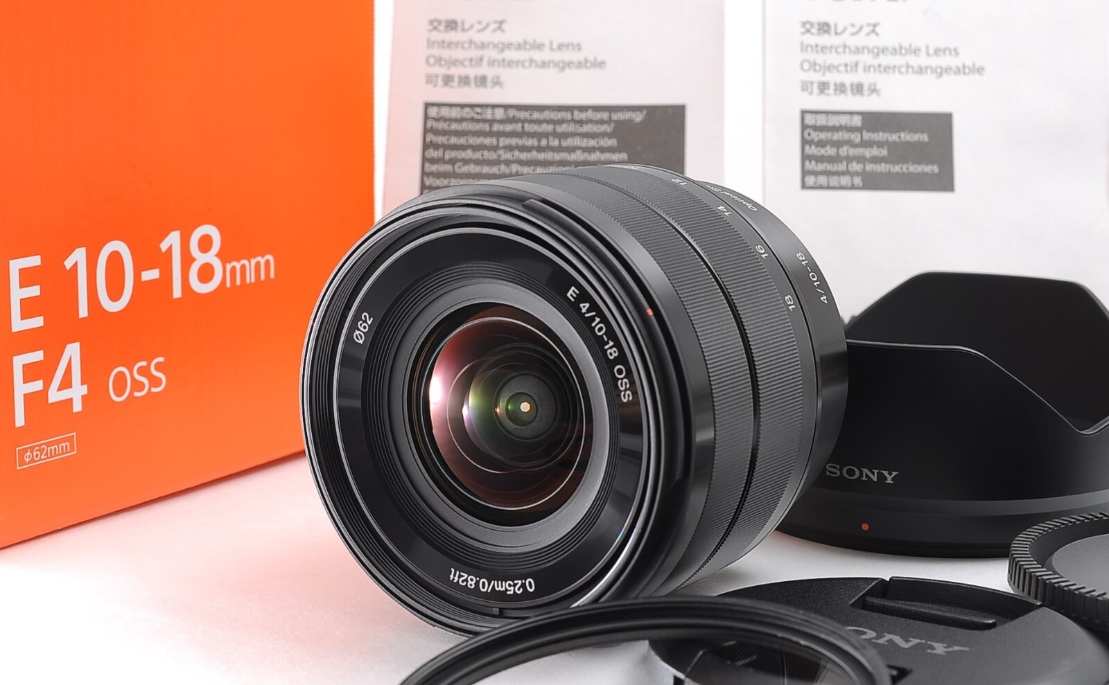 SONY E 10-18mm F/4 OSS SEL1018 Lens for SONY E mount MINT in Original Box filter