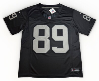 Medium Brock Bowers #89 Vapor FUSE Jersey Black Elite Quality Las Vegas  Raiders