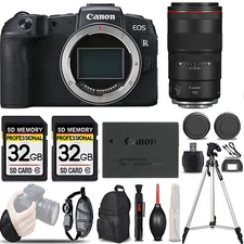 Canon EOS RP Mirrorless Camera +100mm f/2.8 L Macro IS USM Lens -LOADED KIT