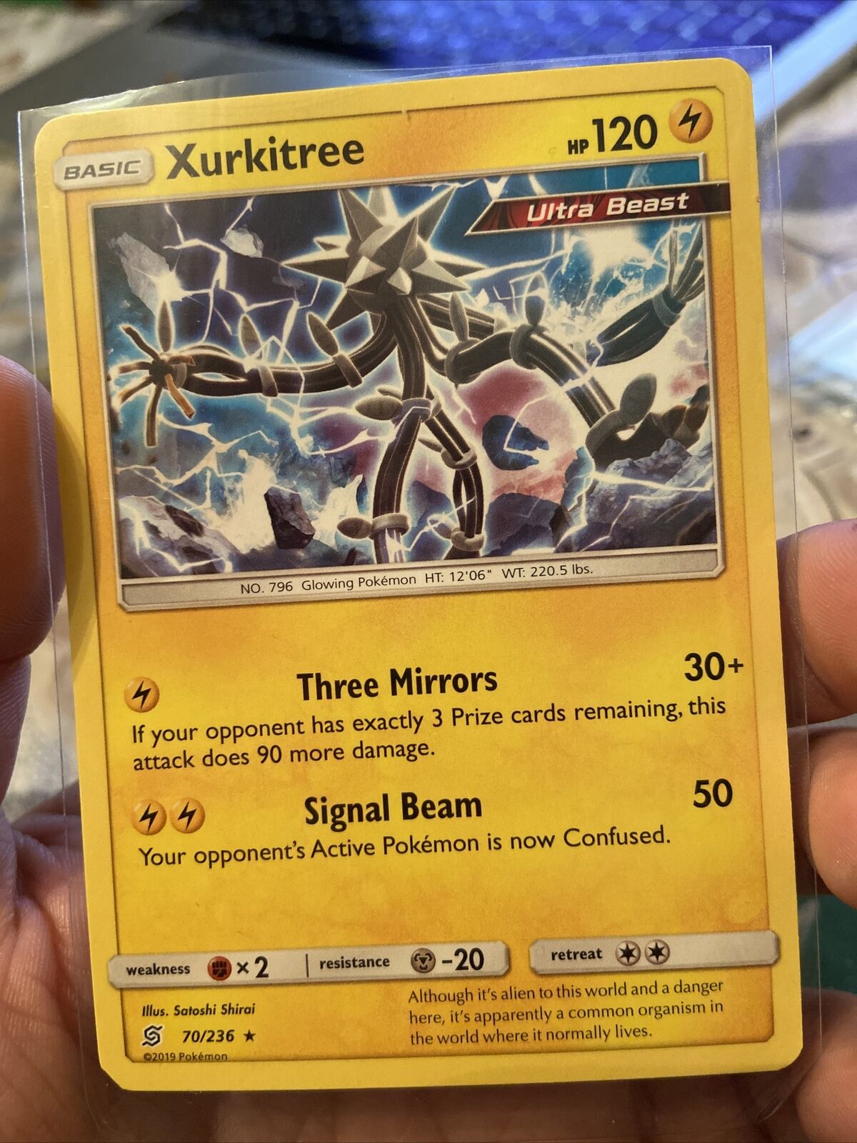 Xurkitree 70/236 S&M Unified Minds RARE ULTRA BEAST PERFECT MINT! Pokémon