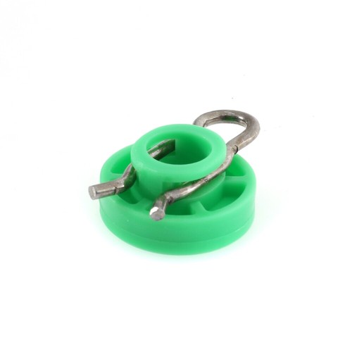 4PCS FOR SAAB 900 93 95 GREEN WINDOW REGULATOR ROLLERS CLIPS 4493433 9-3 9-5 - Picture 5 of 6