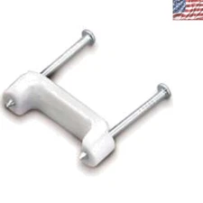 Secure ¾ Inch Non-Conductive Insulated Staples for Romex, UF & NM Cables - 50 Pk