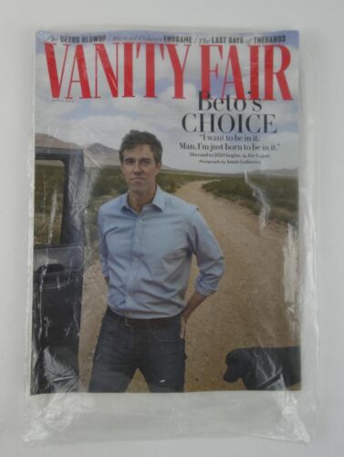Beto O'Rourke Signed 2019 Vanity Fair Magazine Politician New Sealed