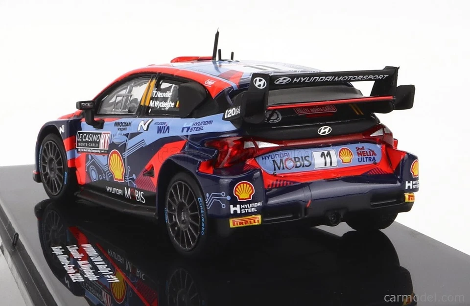 IXO 1/43 Hyundai i20 WRC #11 MONTE CARLO Rally 2022 T.NEUVILLE 1:43 IXO RAM835 - Image 4 of 4