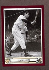 2005 Upper Deck Origins Baseball #136 Ted Williams /99