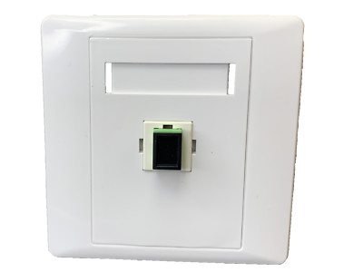 FO-1PRT-STR-SC/APC Single Port Sc/Apc Simplex Plate W/ Stright Adapter
