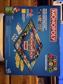 Monopoly Super Mario Celebration Edition Board Game Nintendo NES NEW SEALED