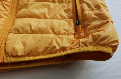 Terranova Women's Yellow Puffer Hooded Jacket Coat Size L Large Used Condition - Picture 7 of 11
