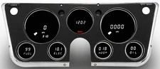 1967-1972 Chevy Truck Digital Dash Panel Gauge Cluster WHITE LEDs Intellitronix