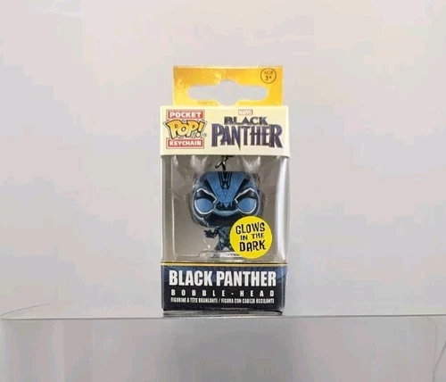Funko Pocket POP! Keychain: Marvel - Black Panther (Glow in the Dark) FREE SHIP