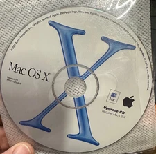 2001 Apple MAC OS X CD Version 10.0 1Z691-2974-A Mint