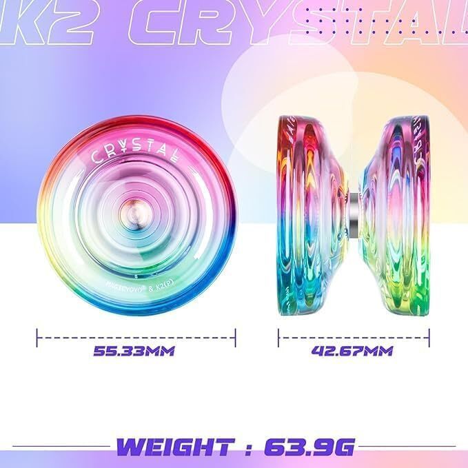 Dual Purpose Yoyos N11 Professional N11 Black golden + K2 Blue pink