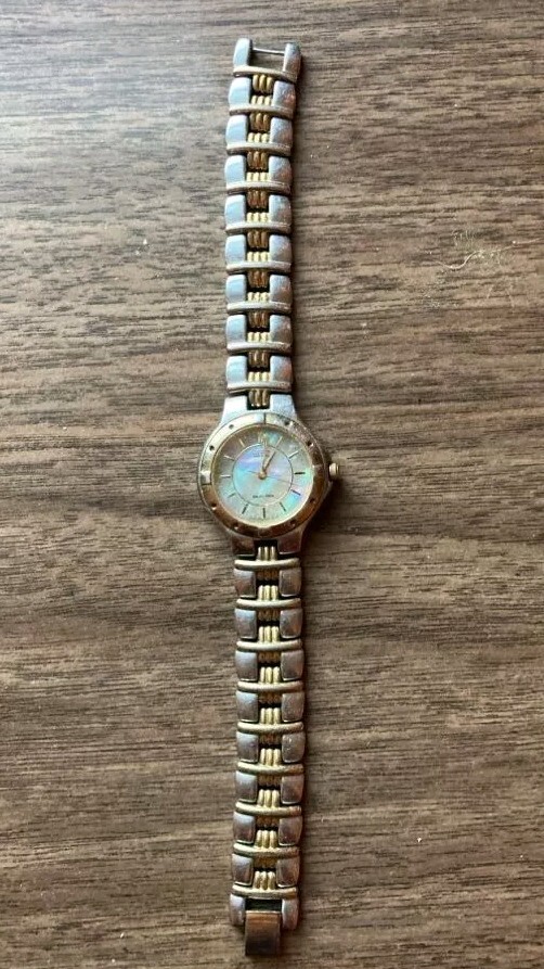 Citizen Eco-Drive WR100 Solar-Tech Ladies Watch Silver Gold Citizen Eco-Drive WR100 Solar-Tech Ladies Watch Silver Gold