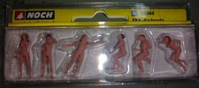 1/87 Noch 15844, 6 Athletic Nudists H0 Scale Figures Pre-Painted