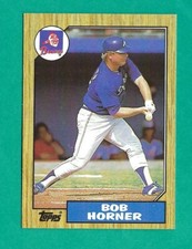 1987 Topps Baseball - Bob Horner #660 Braves