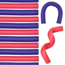 12 x Sleep In Bendy Hair Rollers Flexible Twist Curlers Wave Setting SOFT FOAM