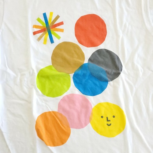 T-shirt bambini stampa cerchi geometrici ragazzo medio camicia bianca top stampata gioventù - Foto 3 di 9