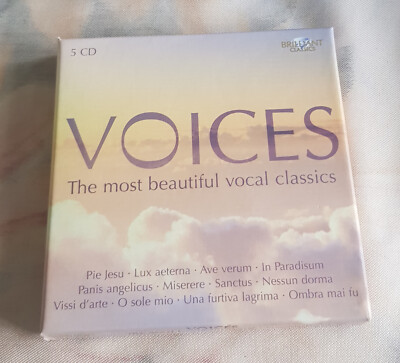 voices the most beautiful vocal classics pie jesu NEU 5x CD Brilliant Classics