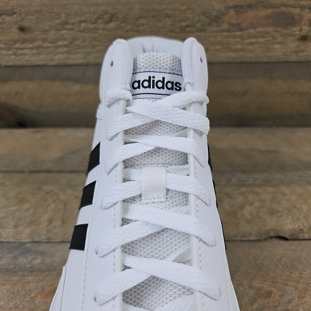 adidas Retrovulc Mid Men\'s Skateboarding Casual Shoes White Black Buy adidas Mens Retrovulc Mid Skate Shoe Online Jamaica | Ubuy main image 4