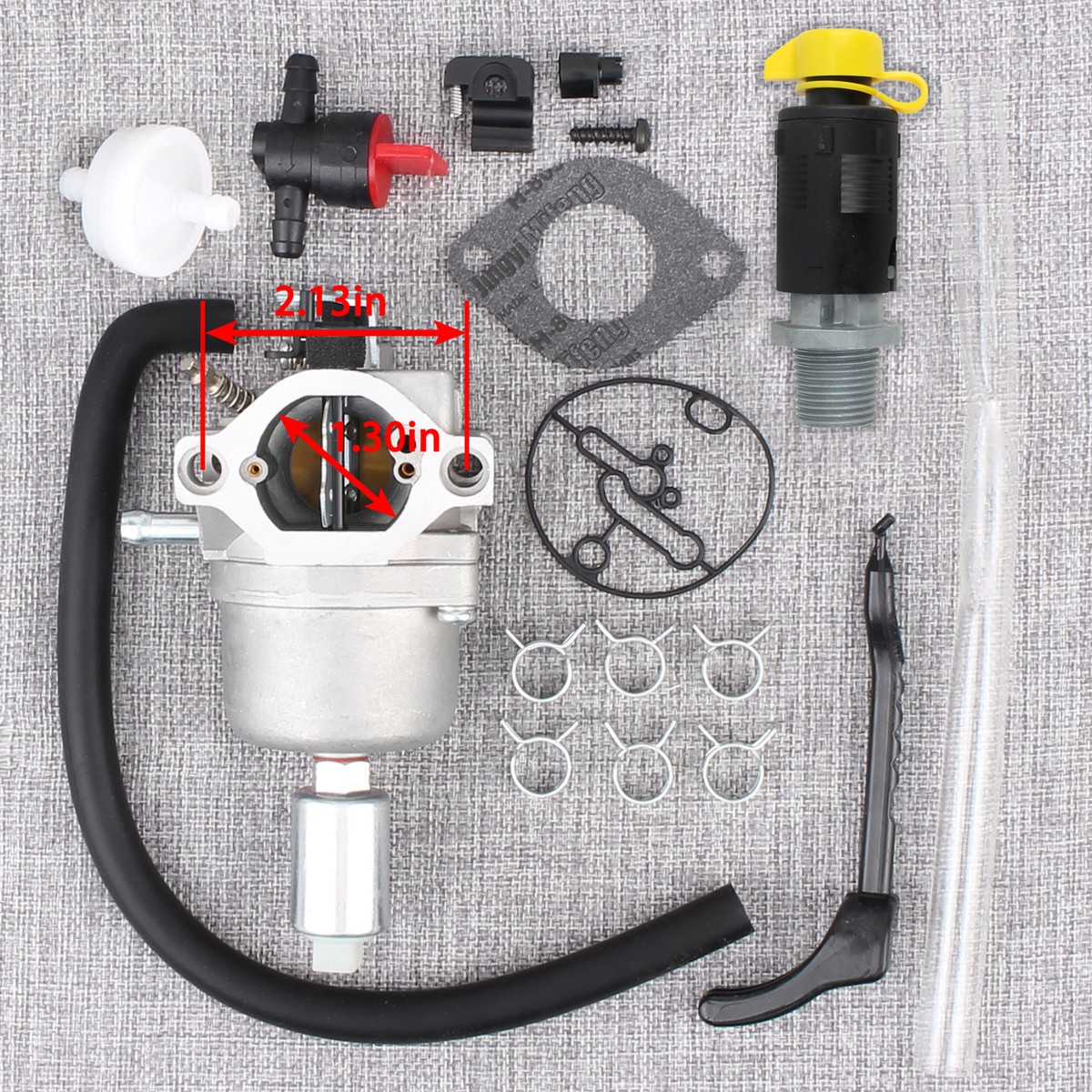 2個セット Carburetor for 590400 Nikki B&S 219977 21B707 21B807 21B906