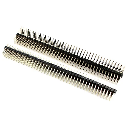 Stiftleiste 2.54 mm - Buchsenleiste 90Grad - 3 x 40 pins 3-reihig gewinkelt 90°