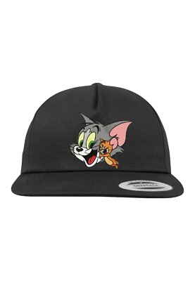 Youth Designz Unisex Cap Tom 1A Kappe Snapback Jerry Maus Katze Cartoon Lustig