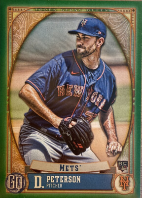2021 Topps Gypsy Queen #253 David Peterson RC Rookie Green Parallel SP Mets