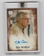 WALKING DEAD AUTOGRAPH COLLECTION STEVE COULTER/REG MONROE #/25  A-SCA   HTF!