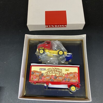 WINROSS TRUCK SEMI TRAILER #D118 HERSHEY'S CLASSIC CARAMEL MINT CONDITION