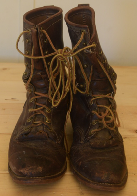 Vintage Chippewa Packer Mens Cowboys Boot Brown Leather Mid  display picture 3