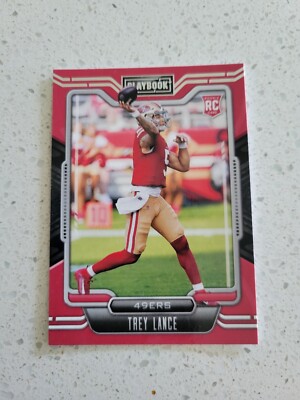 Trey Lance RC 2021 Panini Playbook Rookie #103 San Francisco 49 ers
