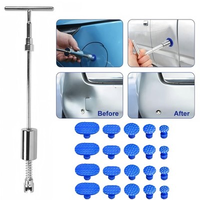 Car Body Slide Hammer Paintless Dent Repair Tools Puller Lifter Hail Removal Kit