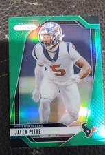 2024 Panini Prizm - Jalen Pitre #118 Green Prizm Houston Texans 