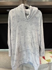 Wizarding World Of Harry Potter Long Fleece Sleep Wear Robe Sz L