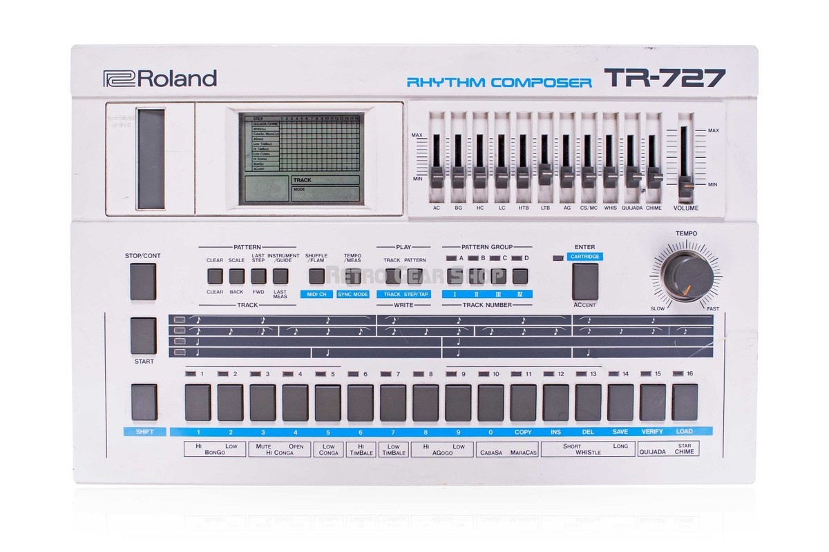 Roland TR-727 Latin Drum Machine Vintage Analog Drum Synthesizer