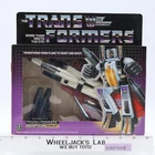 Ramjet 100% Complete W/BOX & UNUSED STICKER Vintage G1 Transformers Hasbro