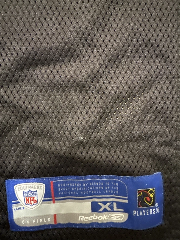 锐步 On Field Donovan McNabb 费城老鹰队球衣 男式 XL 黑色 NFL — 第 3/4 张图片