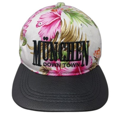Munchen Down Town Snapback Cap Multi One Size Adjustable Embroidered Floral